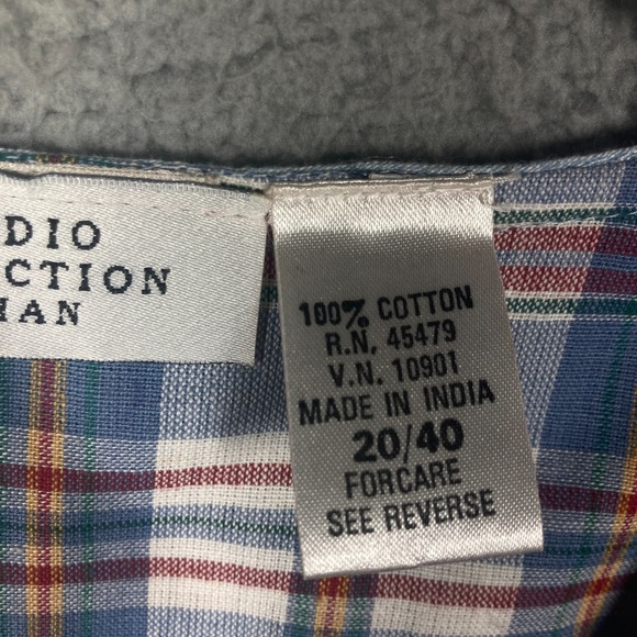 VTG Studio Collection Patchwork Plaid Vest Womens Plus 20 Retro 90s Y2K Boho‎ - Picture 3 of 9